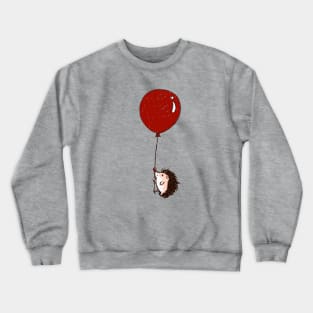 Hedgehog got a balloon Crewneck Sweatshirt